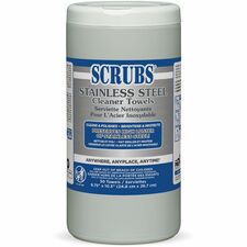 SCRUBS Stainless Steel Cleaner Wipes