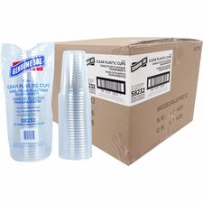 Genuine Joe 10 oz Clear Plastic Cups