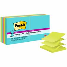 Post-it® Super Sticky Dispenser Notes - Supernova Neons Color Collection