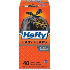 Hefty Easy Flaps 30-gallon Large Trash Bags