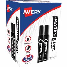 Avery® Marks A Lot Marks A Lot Permanent Markers - Large Desk-Style Size