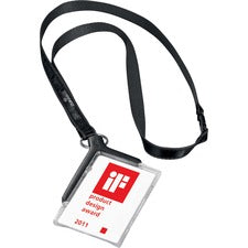 DURABLE Card Holder Deluxe with Lanyard