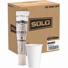 Solo 12 oz Disposable Hot Cups