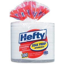 Hefty Everyday 8-7/8" Soak Proof Foam Plates
