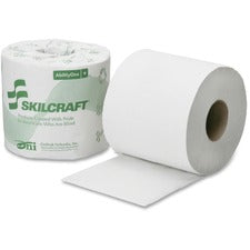 SKILCRAFT 1-ply PCF Individual Toilet Tissue Rolls