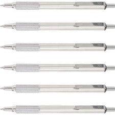 Zebra Pen STEEL 7 Series F-701 Retractable Ballpoint Pen