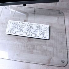 Floortex Desktex® Glaciermat Glass Desk Pad - 19" x 24"