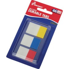 SKILCRAFT® Self-stick Durable Tabs