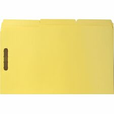 Business Source 1/3 Tab Cut Legal Recycled Fastener Folder