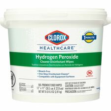 Clorox Healthcare Hydrogen Peroxide Cleaner Disinfectant Wipes