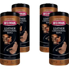 Weiman Products Leather Wipes