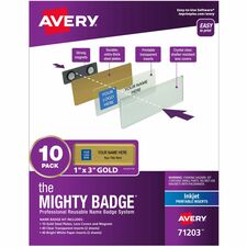The Mighty Badge® by Avery® Mighty Badge Professional Reusable Name Badge System