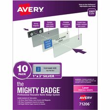 The Mighty Badge® by Avery® Mighty Badge Professional Reusable Name Badge System
