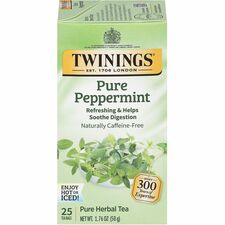 Twinings of London Pure Peppermint Herbal Tea Bag