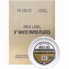 Gold Label 9" Dinnerware Paper Plates