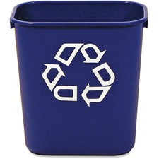 Rubbermaid Commercial 13 QT Standard Deskside Recycling Wastebaskets