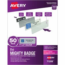 The Mighty Badge® by Avery® Name Badge Kits