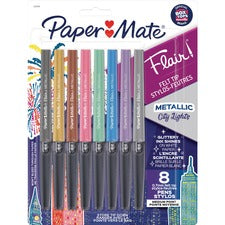 Paper Mate Flair Medium Tip Metallic Pens