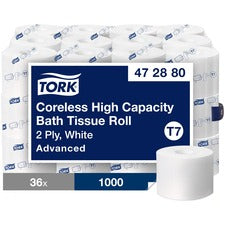 TORK Advanced Coreless High Capacity Bath Tissue