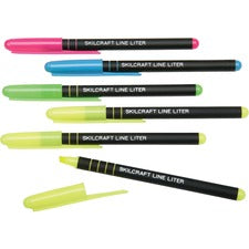 SKILCRAFT® Line Liter Pocket Highlighters