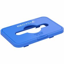 HLS Commercial Rectangular Open Top Recycle Bin/Lid