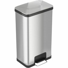 HLS Commercial AirStep Stainless Steel Step Trash Can
