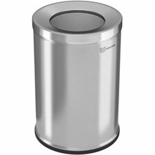 HLS Commercial 26-Gallon Round Open Top Trash Can