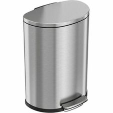 HLS Commercial 13-gallon Soft Step Trash Can