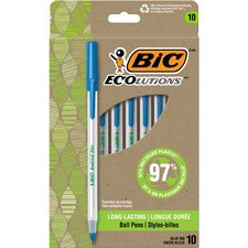 BIC Ecolutions Round Stic Ball Point Pen