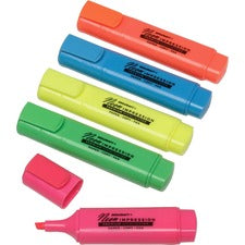 SKILCRAFT Neon Flat Highlighter