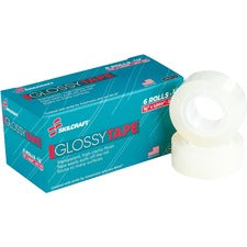SKILCRAFT Glossy Transparent Tape Value Pack