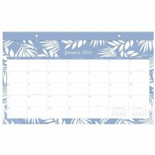 Cambridge Basic 2025-2026 Monthly Desk Pad Calendar, Compact, 17 3/4" x 11"