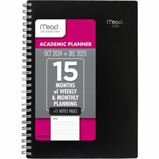 Mead Thicket Monthly Desk Pad Calendar, Compact, 17 3/4" x 11"