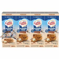 Coffee mate Almond Milk Vanilla Plant-Based Liquid Creamer Singles