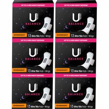 U by Kotex Ultra Thin Overnight Pads