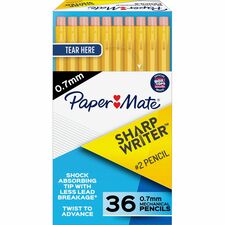 Paper Mate SharpWriter Mechanical Pencils, 0.7mm, HB #2 led
