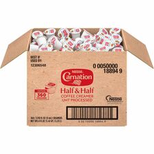 Carnation Half and Half Liquid Coffee Creamer Singles