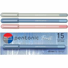 Pentonic Frosted Barrel Ballpoint Pens