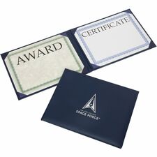SKILCRAFT® Padded Award Certificate Binder with USSF Seal