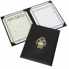 SKILCRAFT® Padded Award Certificate Binder with DLA Seal