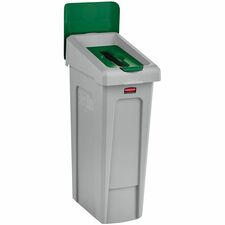 Rubbermaid Commercial Slim Jim Recycling Station 1-Stream Paper, 23 Gal