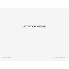 Unicor Flip Style Activity Schedule Calendar