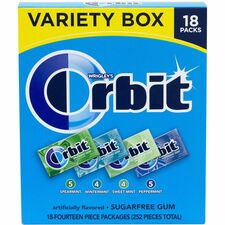 Green Rabbit Orbit Sugar-Free Mint Gum VarietyPack