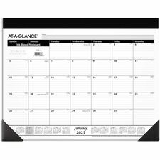 At-A-Glance Monthly Desk Pad Calendar, Standard, 21 3/4" x 17"