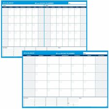 At-A-Glance 30/60 Day Undated Horizontal Wall Planner