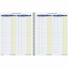 Adams Monthly Bookkeeping Record Book