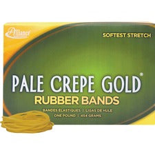 Alliance Rubber Pale Crepe Gold Rubber Bands