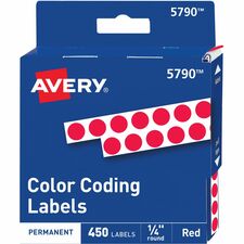 Avery® 1/4" Color-Coding Labels