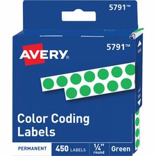 Avery® 1/4" Color-Coding Labels