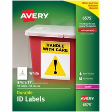 Avery Permanent Durable ID Labels with TrueBlock(R) Technology